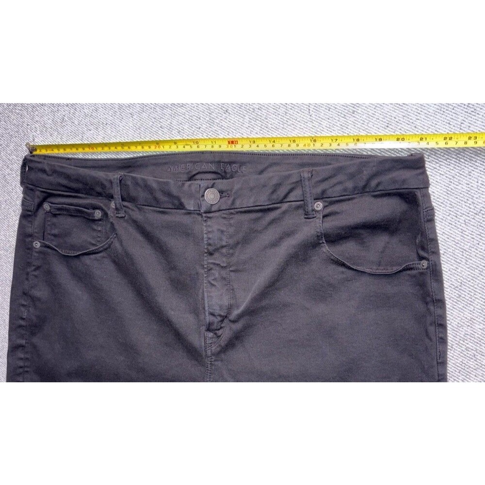American Eagle Curvy Hi-Rise Jegging - Black Women’s Size 24 Regular - Picture 7 of 10